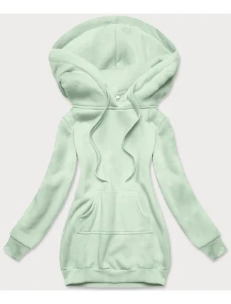 Dámska klokanie mikina v pistáciovej farbe (YS10003-39)