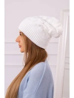 Dámska čiapka Leonia K342 biela