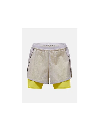 Dámske šortky PEAK PERFORMANCE W Discover 2-In-1 Shorts, sivé Dámske šortky PEAK PERFORMANCE W Discover 2-In-1 Shorts, sivé