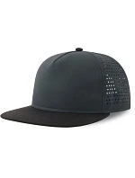 Atlantis Headwear Bank Five-S 5-panelová čiapka s výložkou 33.0232 tmavomodrá/čierna
