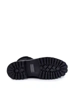 Męskie Botki Trapery Memory Foam Big Star KK174206 Czarne