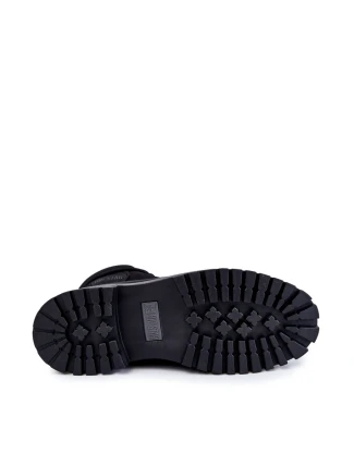 Męskie Botki Trapery Memory Foam Big Star KK174206 Czarne