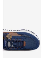 Buty Sportowe Sneakersy Męskie Big Star RR174279 HI-POLY SYSTEM Granatowe