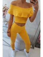 Horčicová súprava s volánikmi