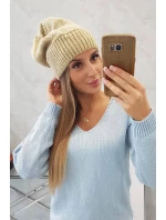 Dámska čiapka Ingrid K371 beige