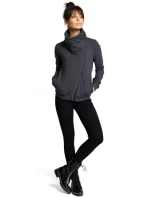 B071 Mikina s kapucňou na zips - ecru