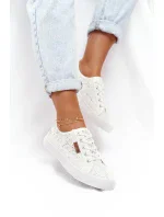 Dámské módní tenisky Big Star - bílé