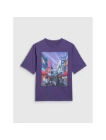 Chlapčenské tričko oversize s potlačou 4F 4FJRAW25TTSHM3061-51S Chlapčenské tričko oversize s potlačou 4F 4FJRAW25TTSHM3061-51S
