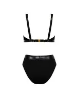 Dámske dvojdielne plavky S48 čierne - Self
