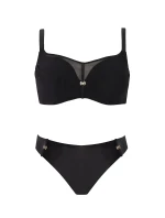 Dámske dvojdielne plavky Silke 6 S940V1SL6 Black - Self