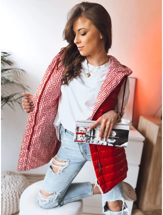 Dámska vesta CRISTINA červená FashionStreet TY3471