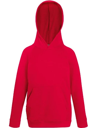 Fruit of the Loom Kids Lightweight Hooded Sweat Detská mikina s kapucňou 16.2009 červená Fruit of the Loom Kids Lightweight Hooded Sweat Detská mikina s kapucňou 16.2009 červená