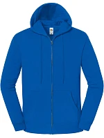 Fruit of the Loom Iconic Premium Hooded Sweat Jacket Mikina s kapucňou z hrubej bavlny 16.2286 kráľovská modrá Fruit of the Loom Iconic Premium Hooded Sweat Jacket Mikina s kapucňou z hrubej bavlny 16.2286 kráľovská modrá
