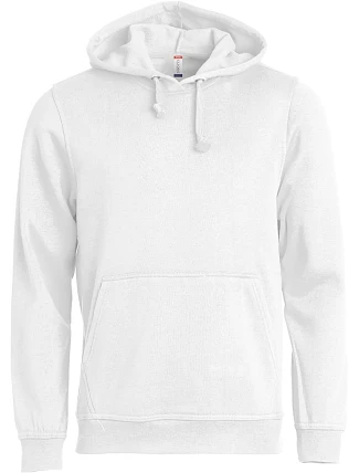 Clique Basic Hoody Unisex mikina s kapucňou 67.2131 biela Clique Basic Hoody Unisex mikina s kapucňou 67.2131 biela