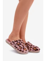 Dámske kožené papuče Inblu EK000008 Pink