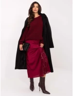 Sukňa MI SD G9140.34 bordová