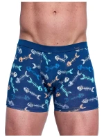 Pánske boxerky Tattoo Fishbone 280/247 Dark Blue Pattern - Cornette Pánske boxerky Tattoo Fishbone 280/247 Dark Blue Pattern - Cornette