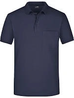 Daiber JN 922 Polo s piké vzorom a náprsným vreckom 02.0922 tmavomodrá
