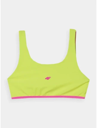 Dievčenské dvojdielne plavky 4F - zelené/ružové