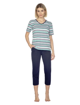 Regina 654 M-XL cr/r L24 dámske pyžamo