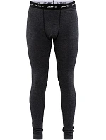 Craft Corporate Wool Merino Set M Pánska sada spodného prádla z merino vlny 81.9711 čierna melírovaná