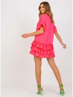 Šaty CHA SK 1422.19 fluo ružová