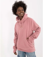 Mikina D20005M02627B2 tmavoružová