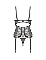 Dámský kouzelný korzet Vila Blanes Corset černý - Obsessive Dámský kouzelný korzet Vila Blanes Corset černý - Obsessive
