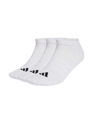 Adidas Cushioned Essentials Ponožky s nízkym strihom 3 páry biele JZ0535