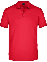 Daiber JN 710 Pánske elastické polo tričko z piké 02.0710 červené Daiber JN 710 Pánske elastické polo tričko z piké 02.0710 červené