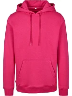 Build your Brand BY 011 Mikina s kapucňou z hrubej bavlny 56.0011 hibiscus pink Build your Brand BY 011 Mikina s kapucňou z hrubej bavlny 56.0011 hibiscus pink