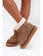 Snehové topánky model 222295 Krok vo veľkom štýle Snehové topánky model 222295 Krok vo veľkom štýle