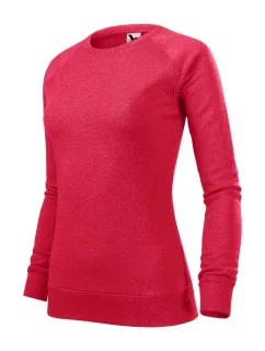 Zlúčenie mikina dámska červená zvýraznenia