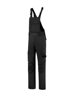 Pracovné nohavice Bib & Brace Twill Cordura s laclom unisex čierne