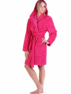 VÝPREDAJ - Dámsky klasický župan 2106 3430 fuchsiová - Vestis