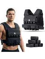 20kg záťažová vesta s kladkami W20B | DBX Bushido