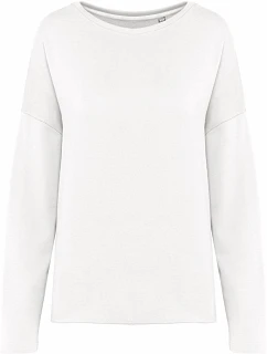 Kariban K 471 Dámska mikina oversize 20.K471 v odtieni off white