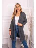 Sveter s netopierími rukávmi grafitový - Kesi Sveter s netopierími rukávmi grafitový - Kesi