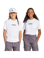 Biele detské tričko adidas Essentials JC9747