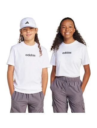 Biele detské tričko adidas Essentials JC9747