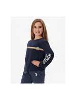 RIP CURL Melting Wave Tričko s dlhým rukávom - Dievčenské tmavomodré RIP CURL Melting Wave Tričko s dlhým rukávom - Dievčenské tmavomodré