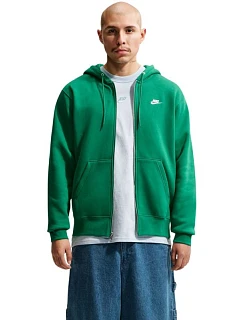 Pánska mikina Nike Club BB FZ Hoodie, zelená, FN3861, veľkosť 365 M