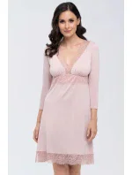 Dámska nočná košeľa Thelma Powder Pink - Babella