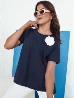 BINDA dámske tričko námornícka modrá FashionStreet RY2485 BINDA dámske tričko námornícka modrá FashionStreet RY2485