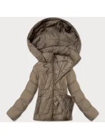 Béžová dámska bunda s odnímateľnou kapucňou J Style (16M9190-62) Béžová dámska bunda s odnímateľnou kapucňou J Style (16M9190-62)