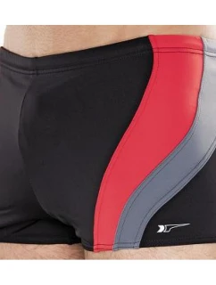Pánske plavky 034 black/red M