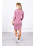 Klasické tmavo ružové šaty