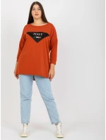 Blúzka VI BZ 2911.82P tmavo oranžová