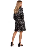 M521 Šaty s nariasenými rukávmi - model 5