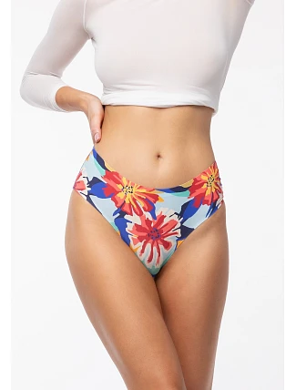 Julimex Flower Folk Jednoduché klasické nohavičky S-XL